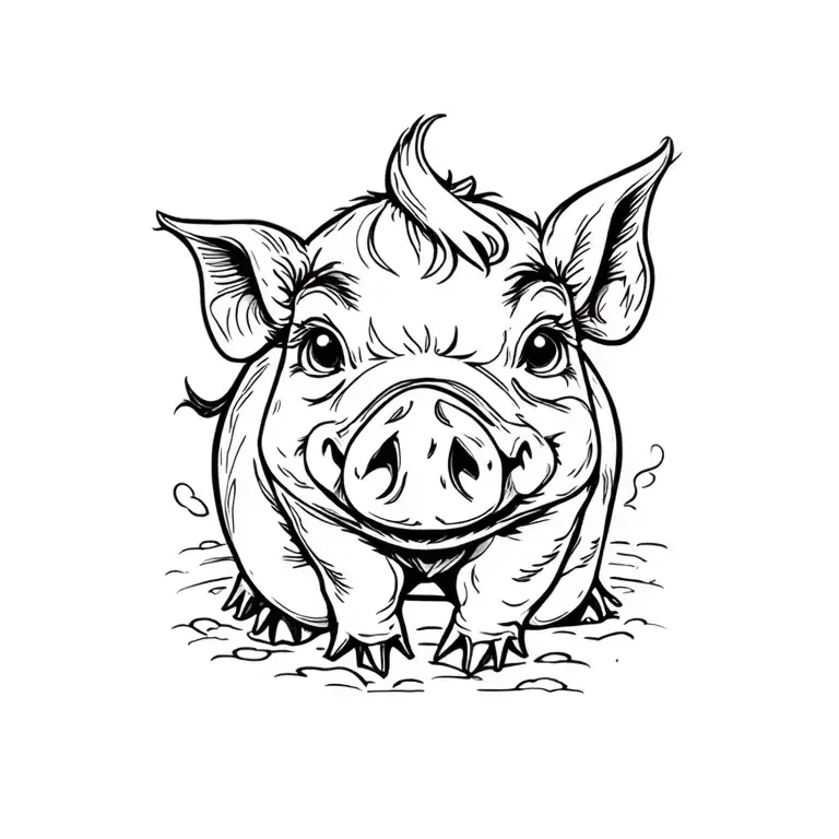 Cartoon Pig