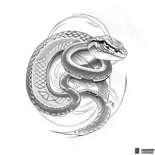 Snake With Fire Eyes