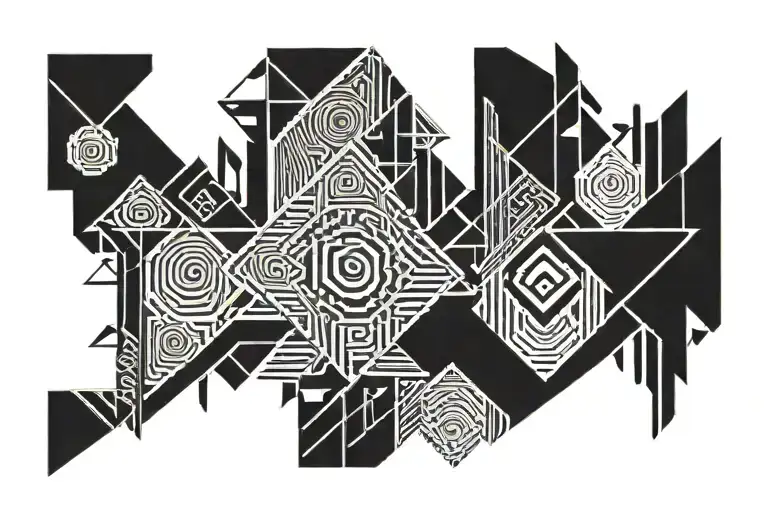 Minimalist Tribal Line