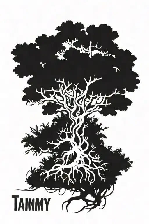 Tree With Name Tammy Hidden Within