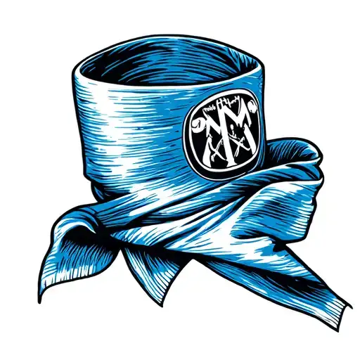 Olympique De Marseille Football Scarf Wrapped