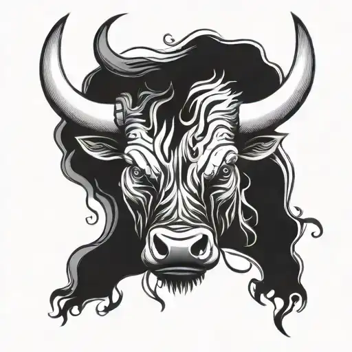 Scary Looking Bull Head
