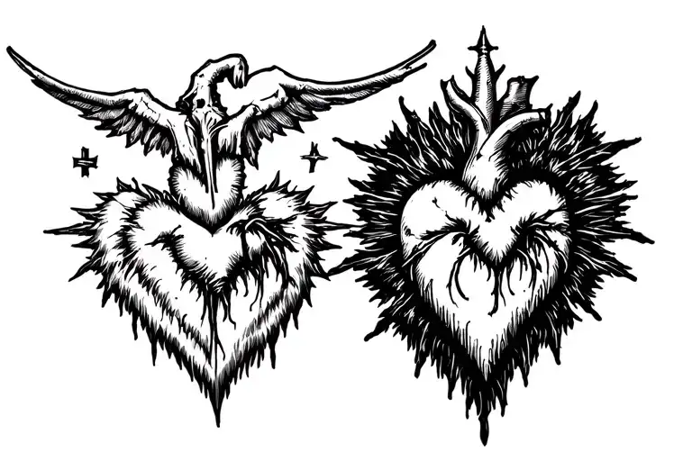 Grim Reaper Sacred Heart