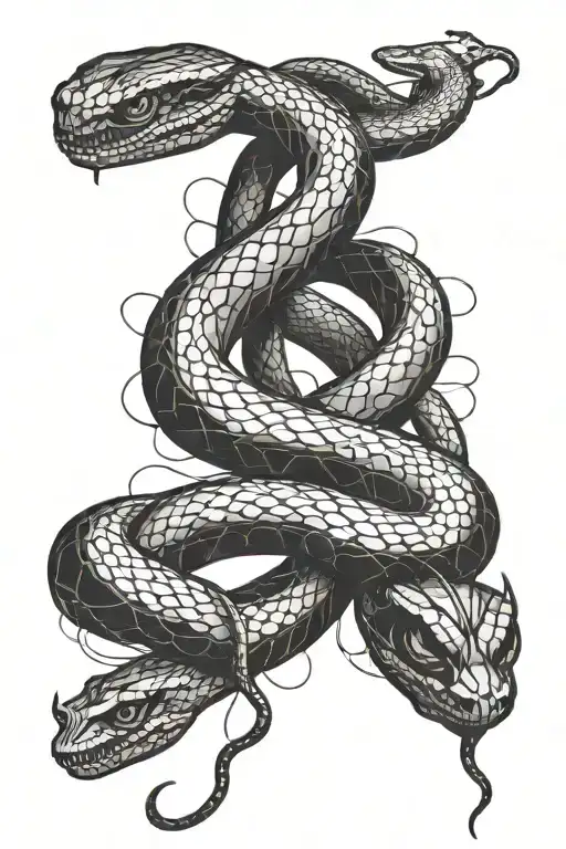 Cyber Sigilism Snake Slithering