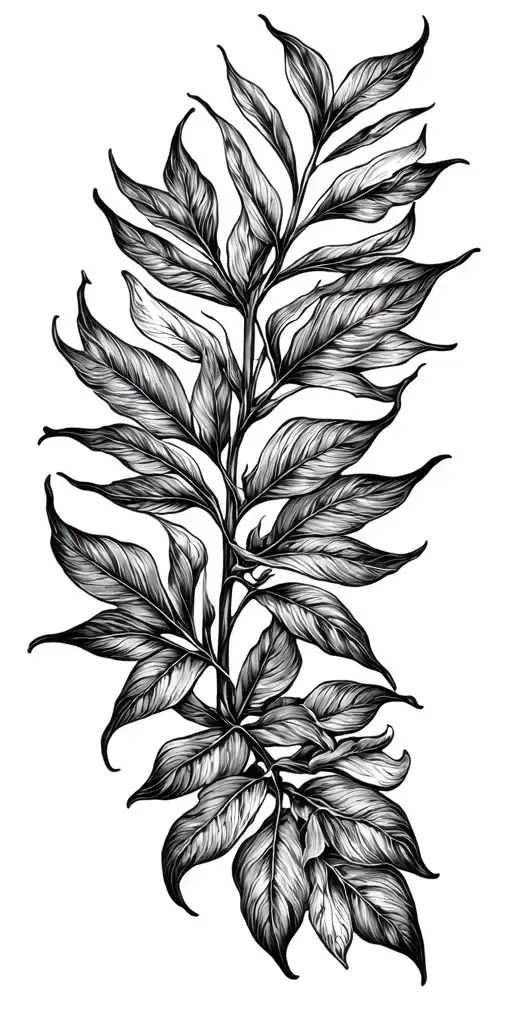 Houseplants Leaf Intertwined