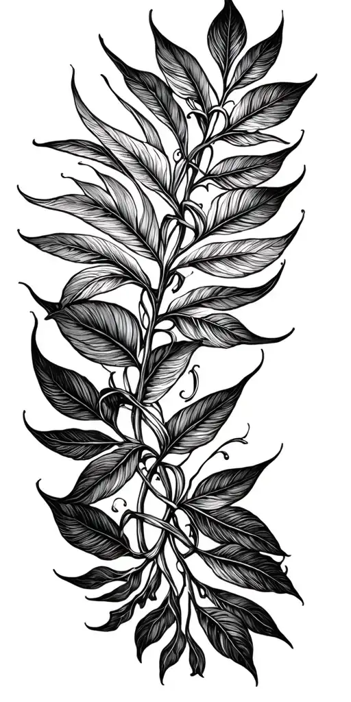 Houseplants Leaf Intertwined