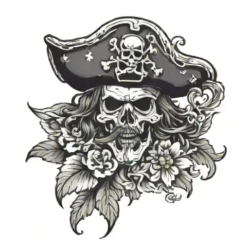 Pirate With Marigold Flower