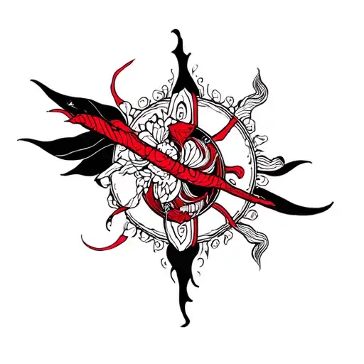 Tripundra With Red Line