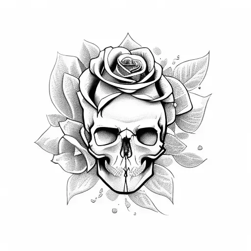 Skull And Roses