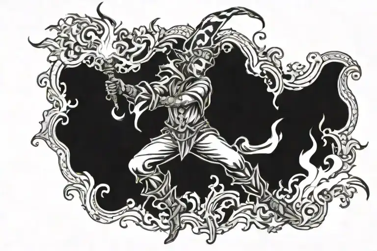 Jester Dancing On Fire