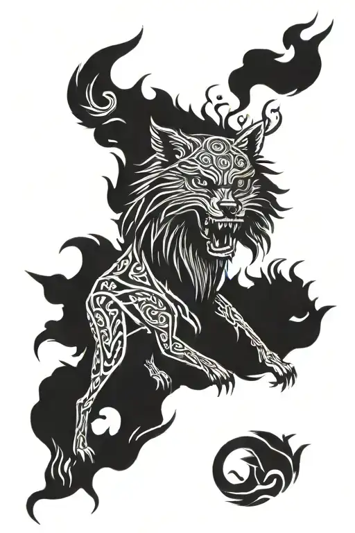 Fenrir Viking Norse Wolf