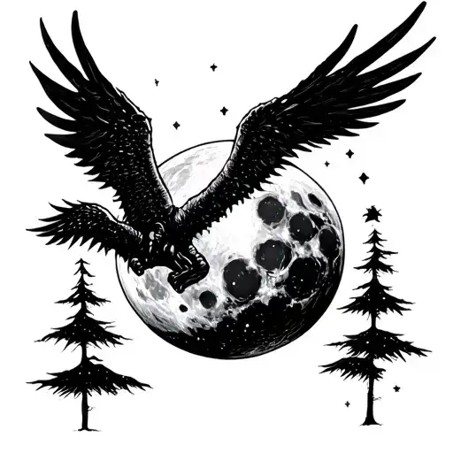 Trickster Steals The Moon