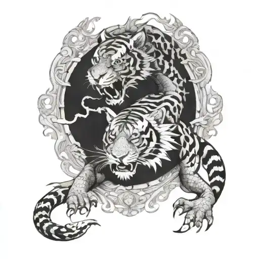 Tiger And A Dragon