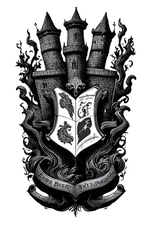 A Vague Hogwarts Tattoo Only A True Fan Will Recognize