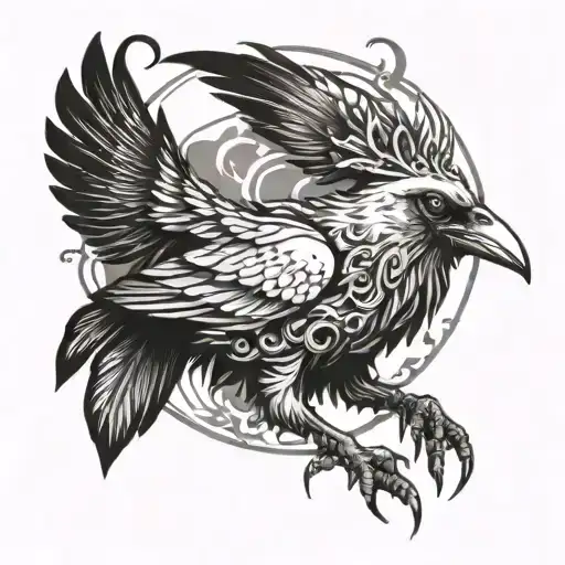 Raven And Rabbit Hybrid Creature