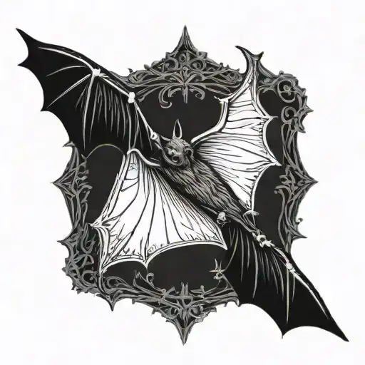Macabre Bat Hanging