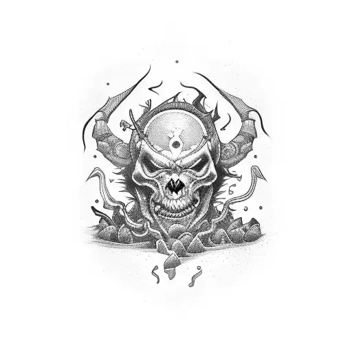 Drug Addiction Demon