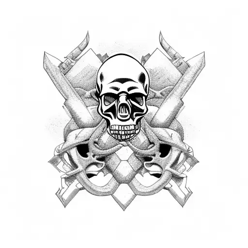 Combine A 4X4 Truck And A Skull In A Unique Design