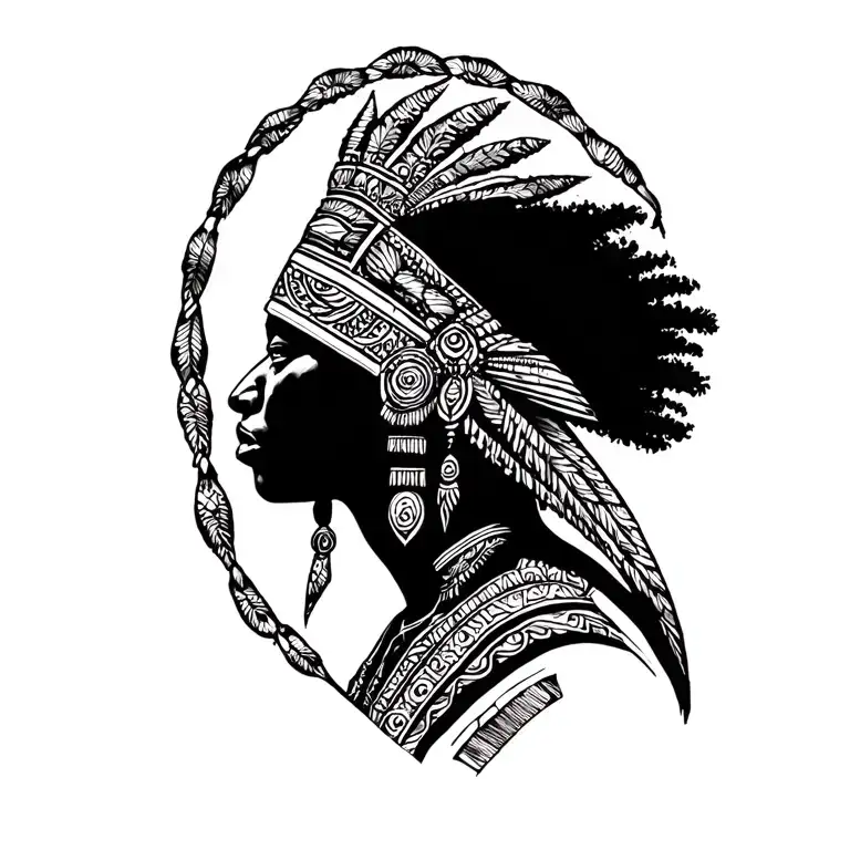 Ghana Warrior Battling