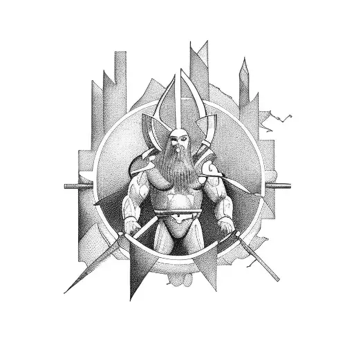 The God Atlas Seperating The Earth From The Sky