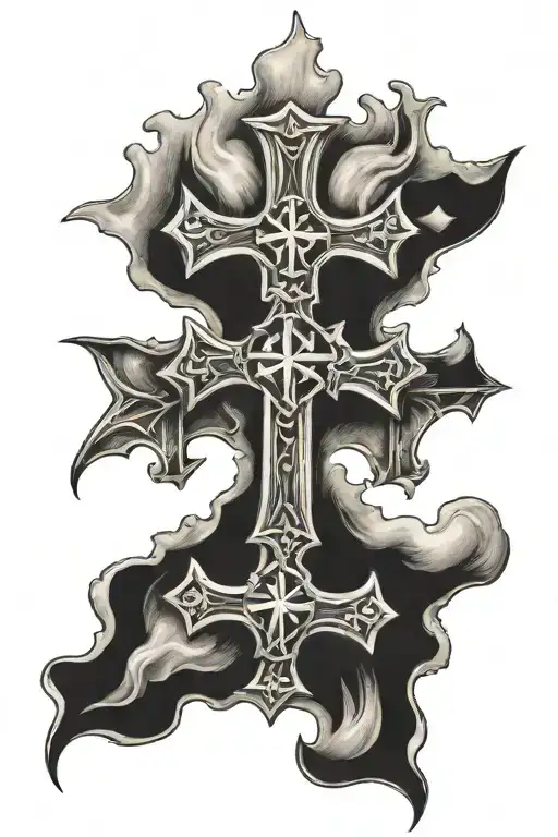 German Iron Cross And Roman Empire