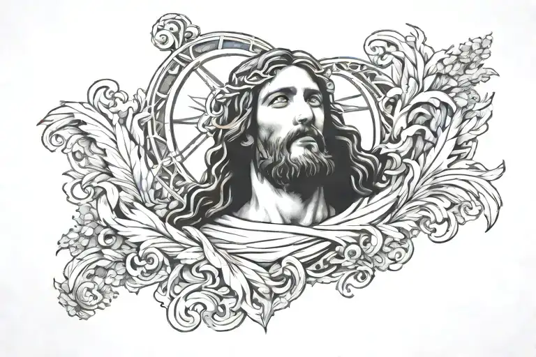 Jesus Christ In Heaven Gates