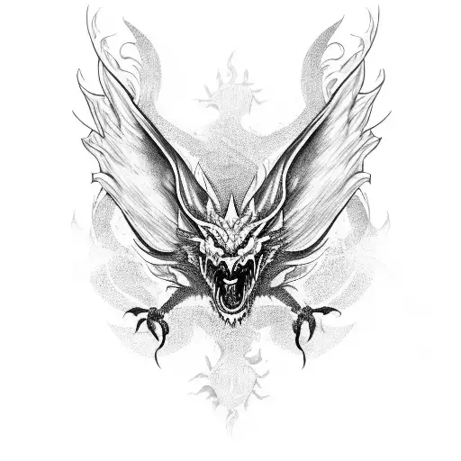 Dragon With Feathers