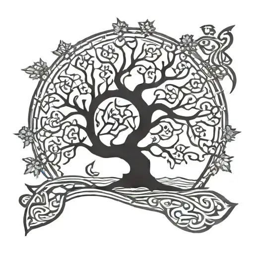 Rowan Celtic Tree