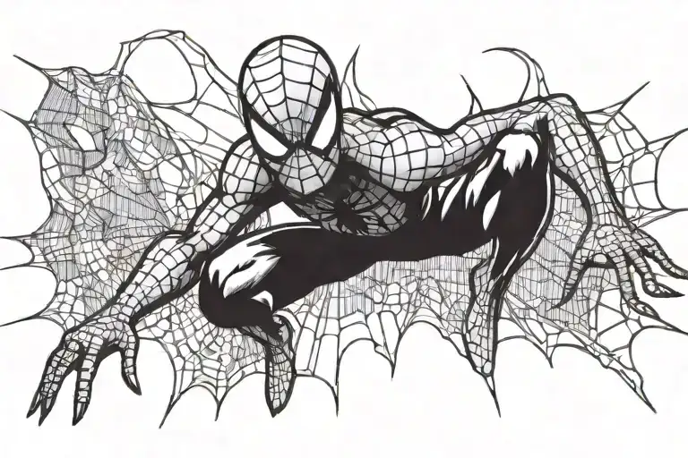 Spiderman Comic Book Style