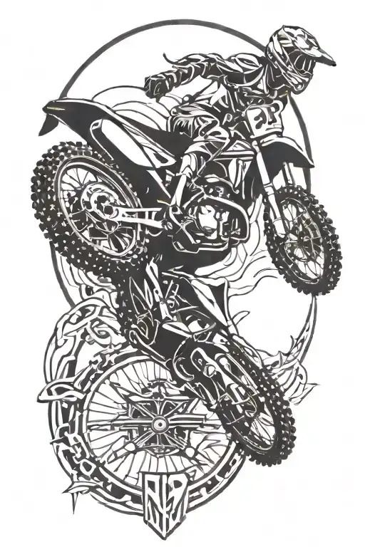 Motocross Bike And Date