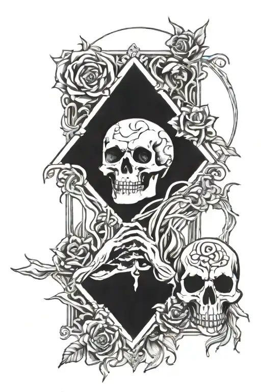 Life And Death Tarot Card