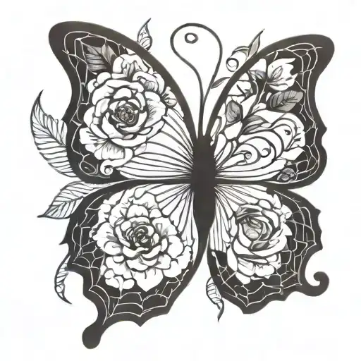 Floral Butterfly