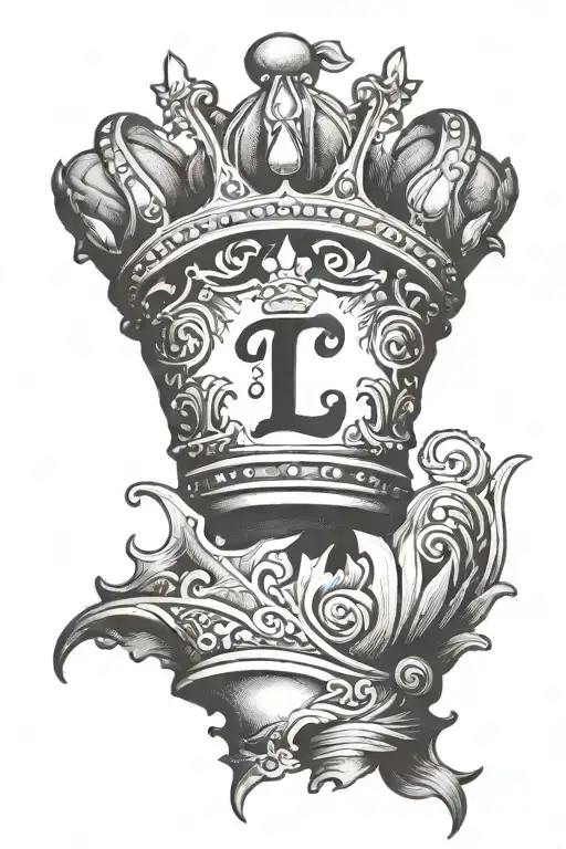 Crown With L Letter
