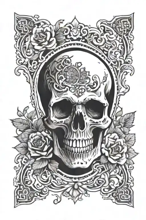 Skeleton With Medallion