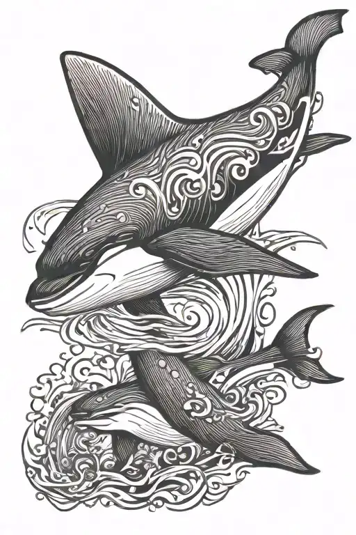 Evil Killer Whale In Slings