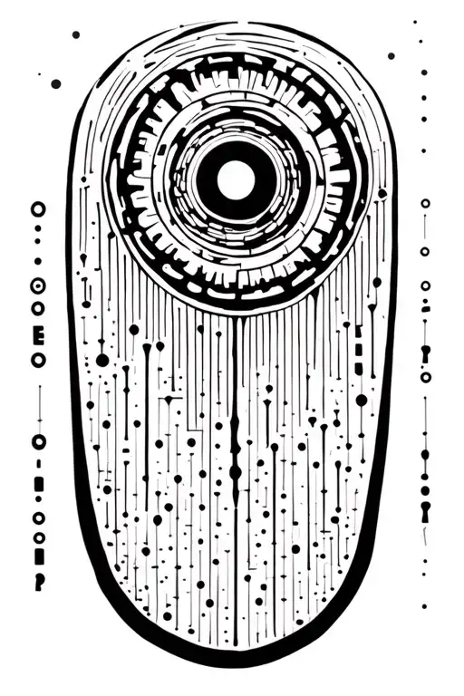 Morse Code Forming The Shape