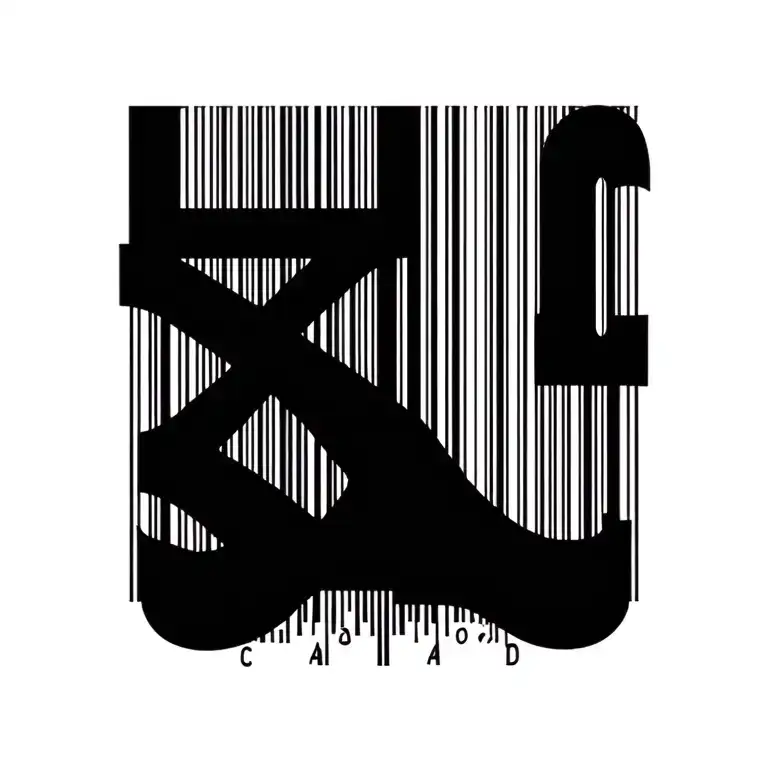 Barcode Design Featuring The Word Claimed