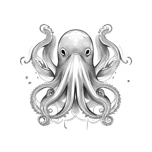 Octopus With Background