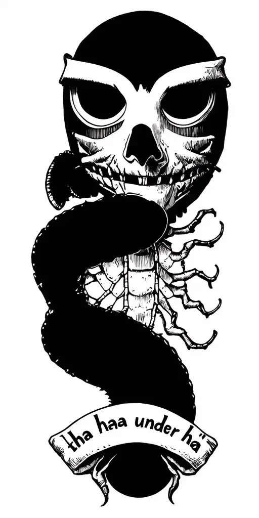 Pest Docotor Mask And Under Him The Words Haha Haha Haha