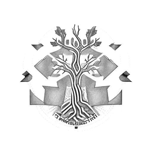 Family Tree With Engineering Symbols Incorporated