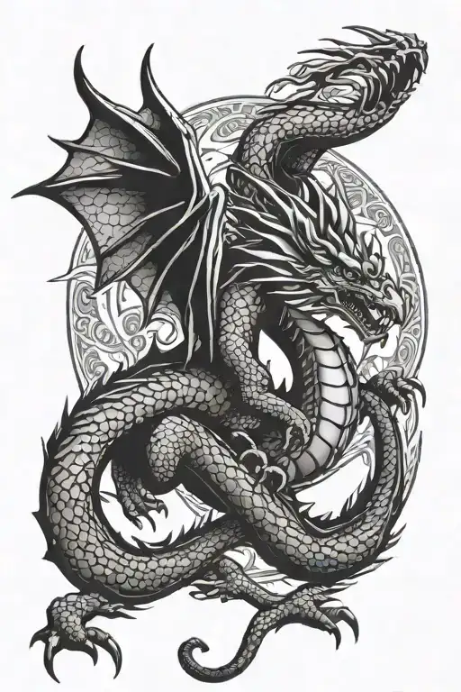 Dragon With Wings