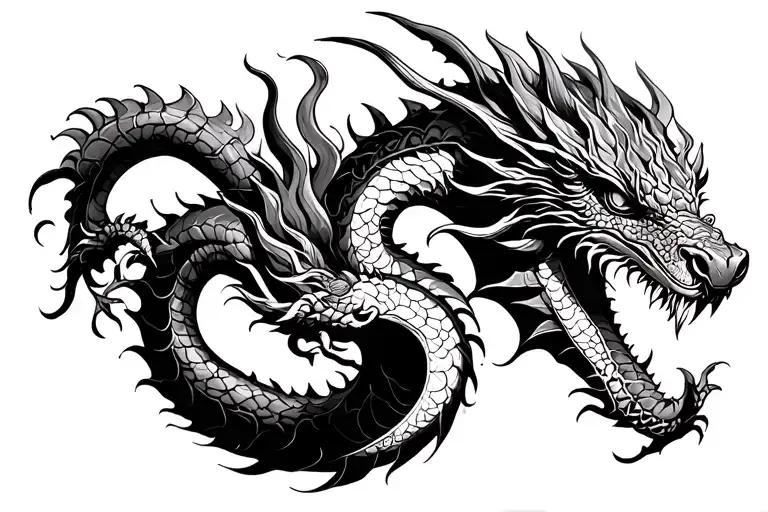 The Dragon Around The Hand