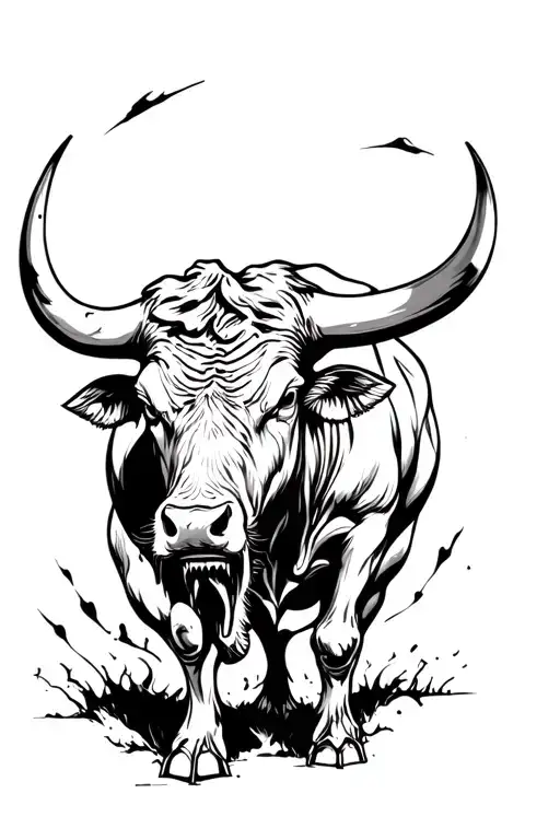 Enraged Bull