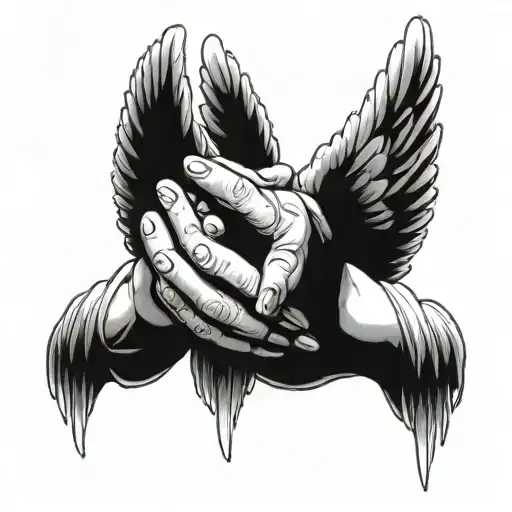 Angel Pray Hands