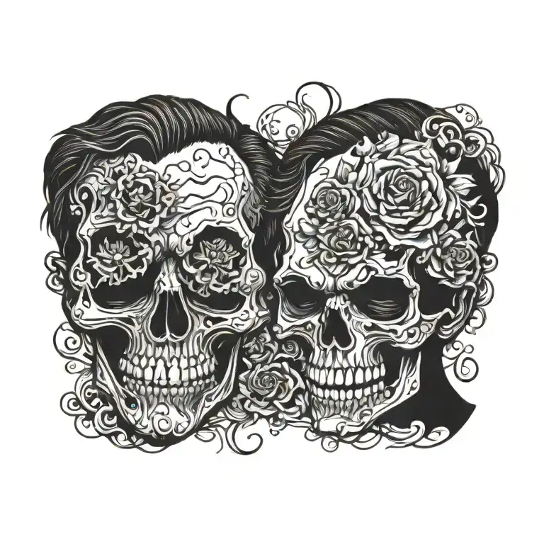Two-face Skull