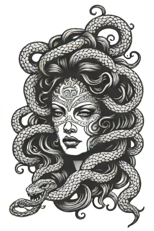 Medusa And Snakes