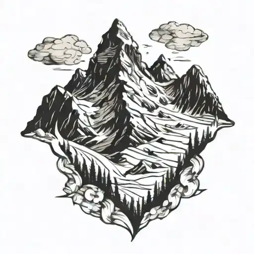 Matterhorn Mountain No Background