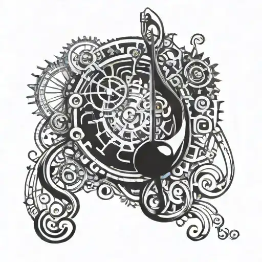 Steampunk Music Note