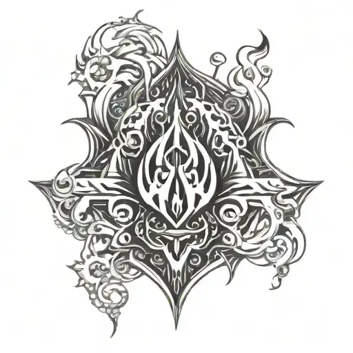 Fire Element Tattoo Design Showcasing 8 Layers