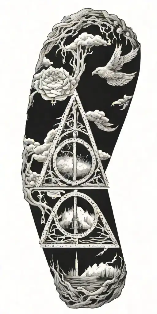 Harry Potter And The Deathly Hallows Symbol Into A Petroquimico